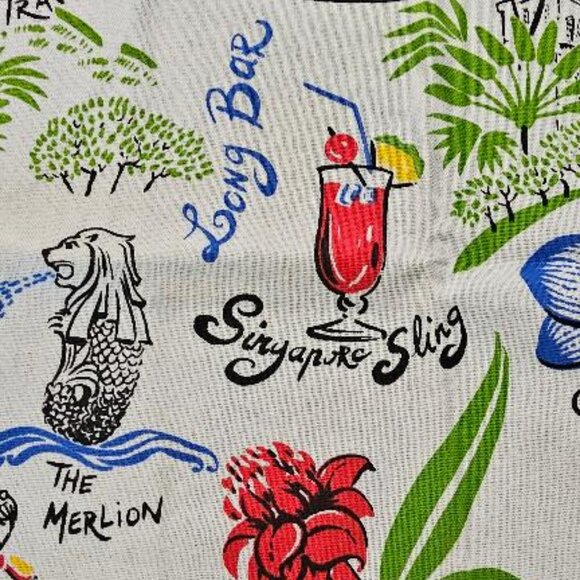 RAFFLES HOTEL Singapore Souvenir Apron & Tea Towel/Dish Towel - FRAGONARD - Picture 10 of 11